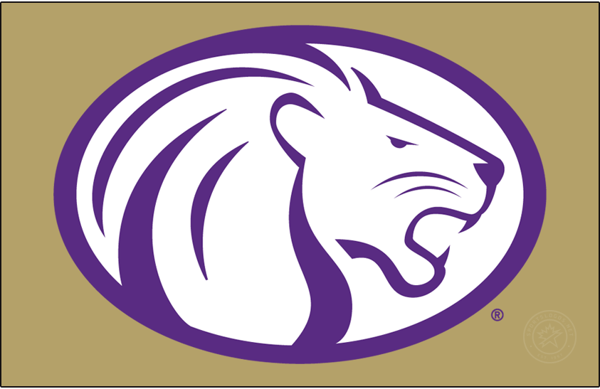 North Alabama Lions 2018-Pres Alt on Dark Logo diy DTF decal sticker